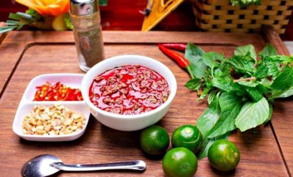 tiết canh vịt, dê, tiết canh lợn