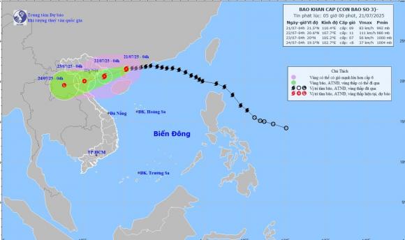 Bão số 3, Wipha, dự báo thời tiết