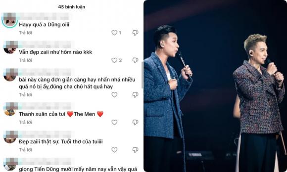 The Men, ca sĩ Lê Hoàng, ca sĩ Tiến Dũng, sao Việt
