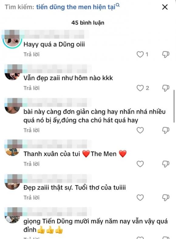 The Men, Lê Hoàng, Tiến Dũng, sao Việt