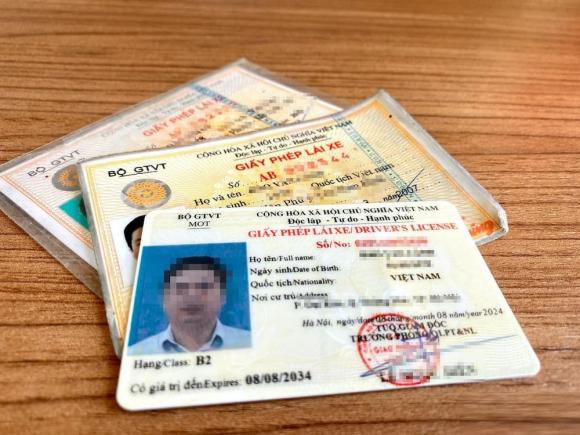 cấp đổi Giấy phép lái xe, đổi bắng lái xe, mẫu giấy phép lái xe mới