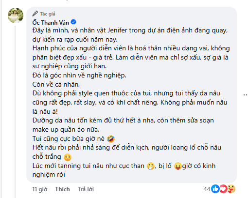 mc ốc thanh vân,dien vien oc thanh van,sao Việt