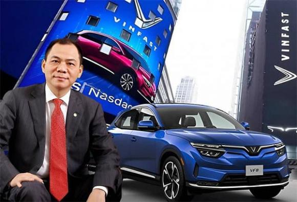 Tỷ phú Phạm Nhật Vượng, Vingroup, đổi xe xăng sang xe điện 