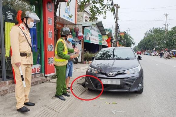 lỗi đỗ xe trên miệng cống, nghị định 168, lỗi dừng đỗ xe