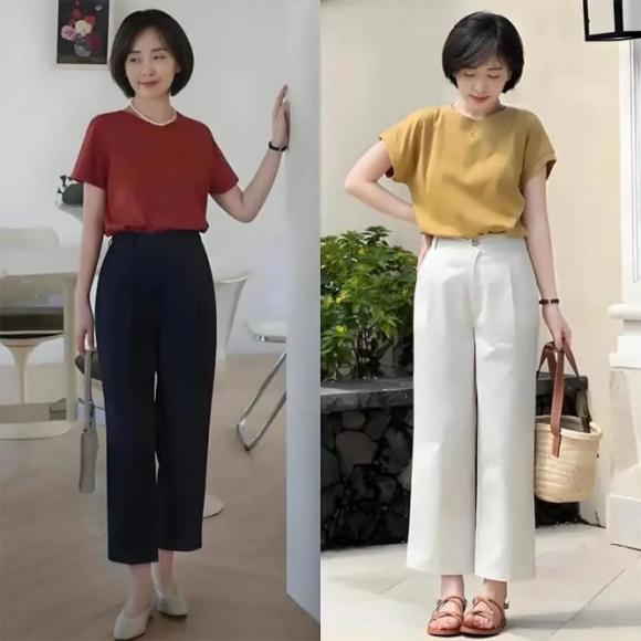 thời  trang, quần ống rộng
