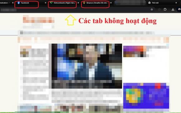 lừa đảo trực tuyến, tabnabbing