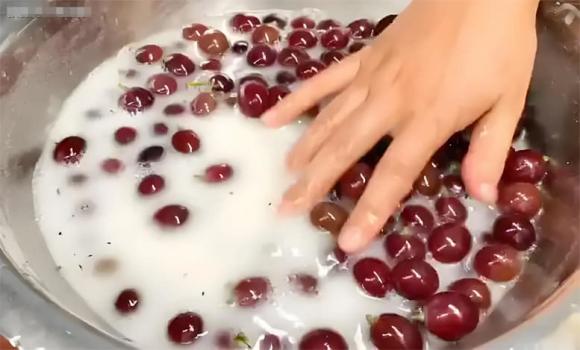 mẹo hay, rửa nho