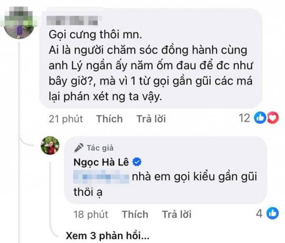 NSND Công Lý, Ngọc Hà, sao Việt