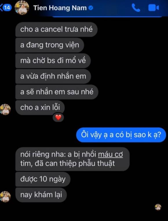  Hoàng Nam Tiến,  Hoàng Nam Tiến qua đời, tin nhắn  Hoàng Nam Tiến