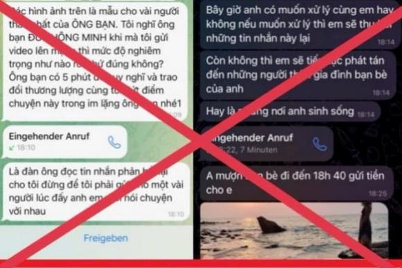chat sex, lừa đảo, tống tiền