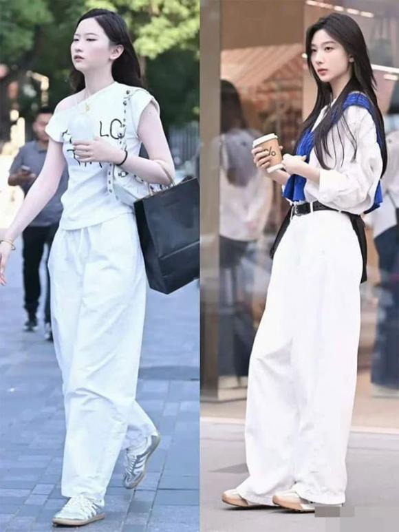 trang phục, giày loafer, quần ống rộng