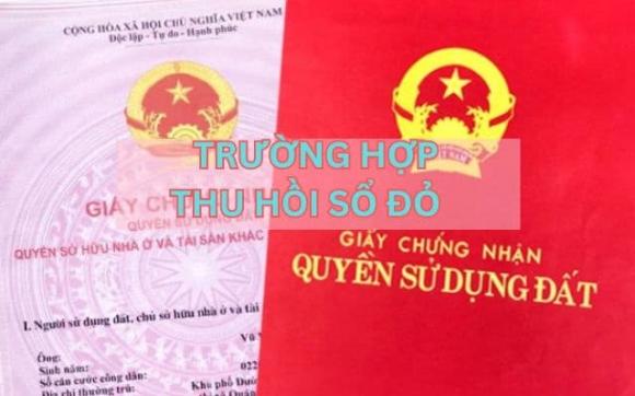 khi nào sổ đỏ bị thu hồi, thu hồi sổ đỏ