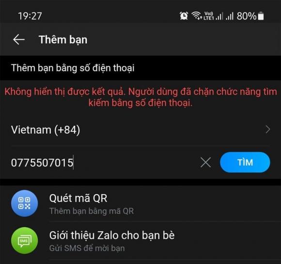 Zalo, dấu hiệu zalo bị tấn công