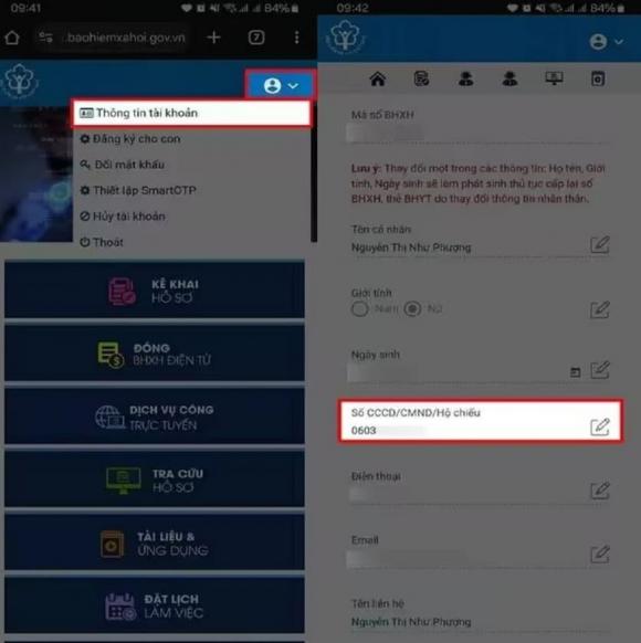 cập nhật CCCD, VssID, cập nhật CCCD vào VssID, kiến thức