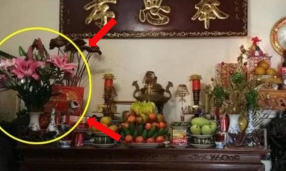  ngày Rằm, lọ hoa, thắp hương