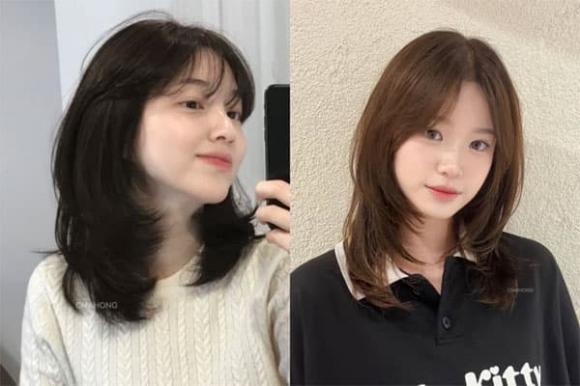 tóc dài, khuôn mặt, kiểu tóc