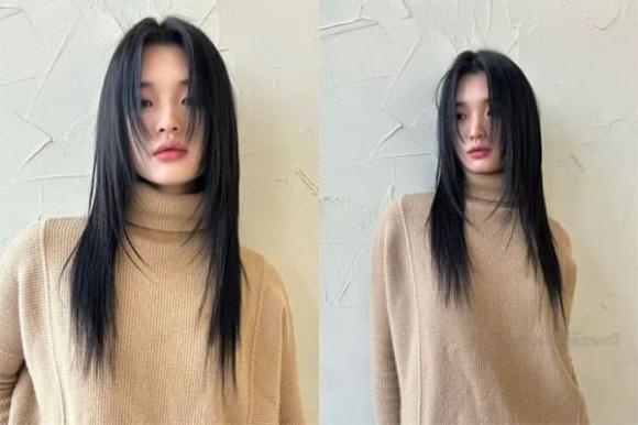 tóc dài, khuôn mặt, kiểu tóc