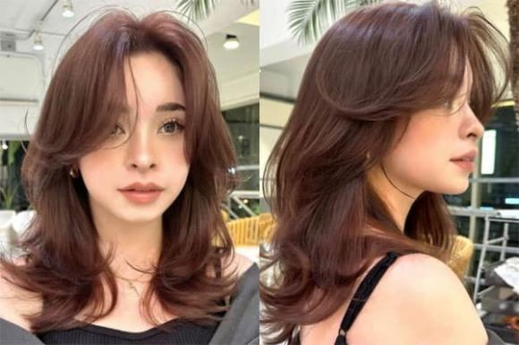 tóc dài, khuôn mặt, kiểu tóc
