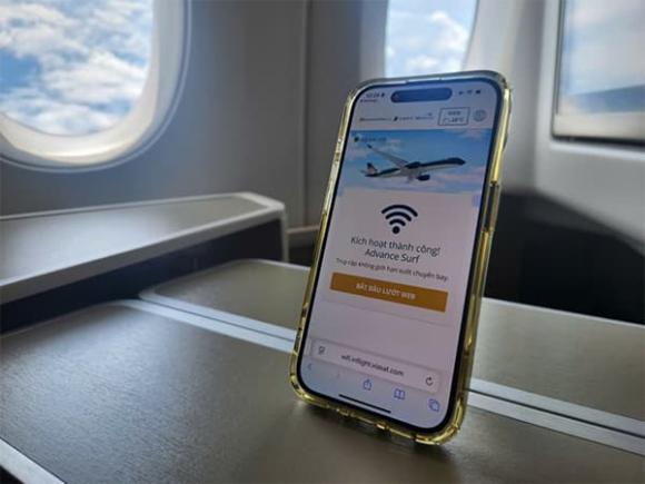 Vietnam Airline, Dùng internet trên máy bay