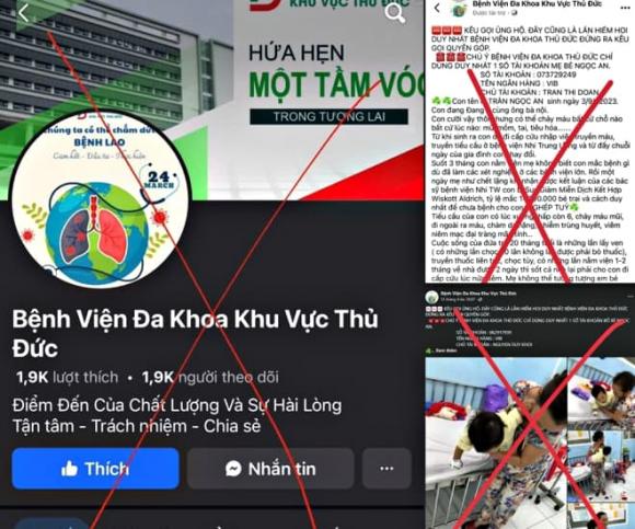 Bệnh viện Nhi đồng 2, Bệnh viện Đa khoa khu vực Thủ Đức, Bệnh viện Nhân dân 115, Bệnh viện Chợ Rẫy, lừa đảo