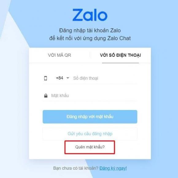 Cách lấy lại mật khẩu Zalo, kiến thức