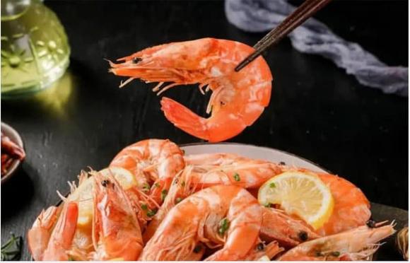 tôm luộc, thực phẩm, món ngon mỗi ngày