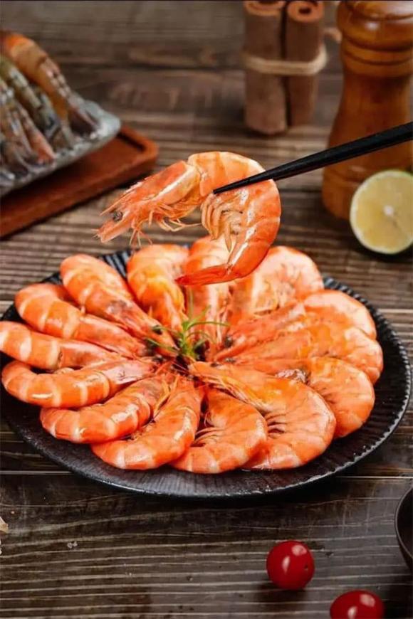 tôm luộc, thực phẩm, món ngon mỗi ngày