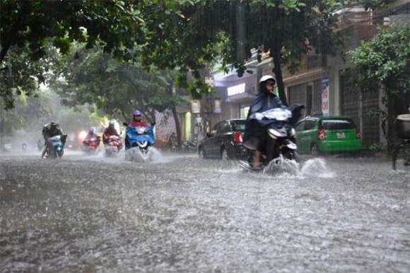 Thời tiết, mưa dông, miền bắc, miền trung