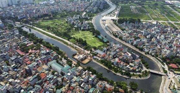 Đập dâng đầu tiên trên sông Tô Lịch, cải tạo sông tô lịch