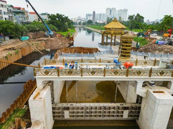 Đập dâng đầu tiên trên sông Tô Lịch, cải tạo sông tô lịch