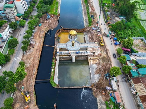 Đập dâng đầu tiên trên sông Tô Lịch, cải tạo sông tô lịch