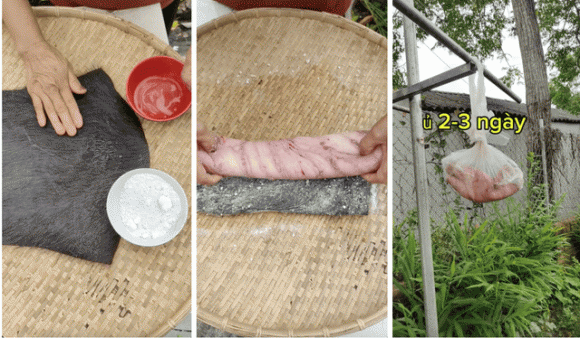 Món ăn kinh dị của việt nam, món da trâu thối