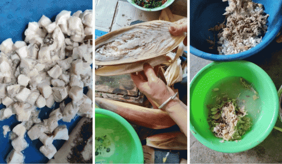 Món ăn kinh dị của việt nam, món da trâu thối