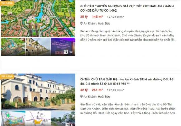 Bất động sản, khu đô thị Nam An Khánh 