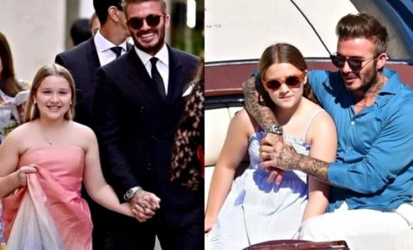 bé Michelin, Harper Beckham, con gái David Beckham, Victoria Beckham, nhan sắc của Harper Beckham
