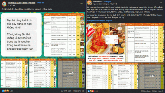 Chị Ca Nô, Shopee Live