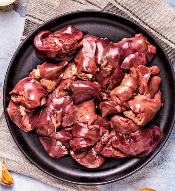 mợ lợn, cholesterol, gan gà