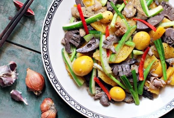 mợ lợn, cholesterol, gan gà