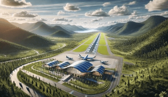 sân bay trên đồi núi tại ‘Đà Lạt thứ 2’ của Tây Nguyên, Sân bay Măng Đen