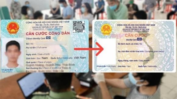 Luật căn cước, căn cước vô thời hạn, trường hợp được cấp thẻ Căn cước mới vô thời hạn