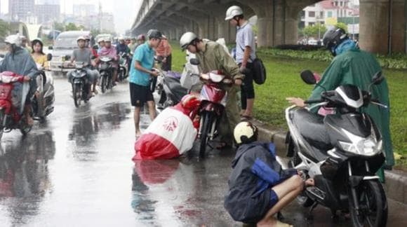 dừng xe, dừng xe mặc áo mưa, kiến thức