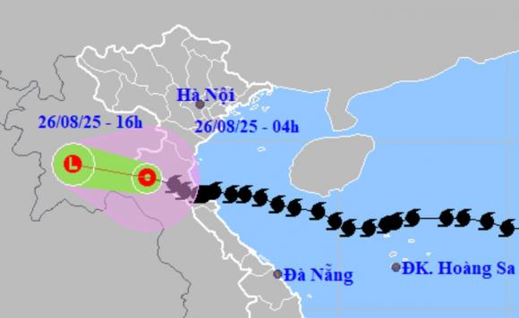 bão số 5, dự báo bão số 5, thiệt hại bão số 5
