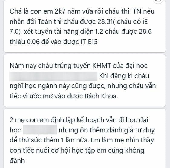 Trượt đại học muốn thi lại, xét tuyển đại học