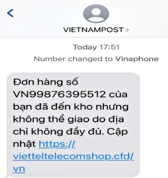 tin nhắn SMS, lừa đảo, tài khoản ngân hàng