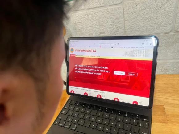 khởi kiện online, quy định tố tụng