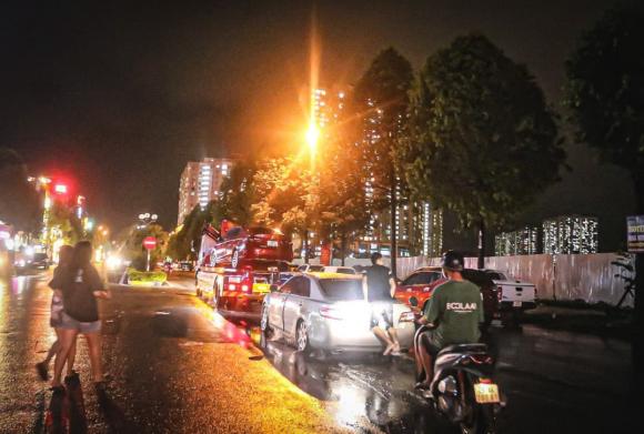 làng biệt thự, làng biệt thự bị ngập, khu đô thị An Khánh, ngập ở Hà Nội