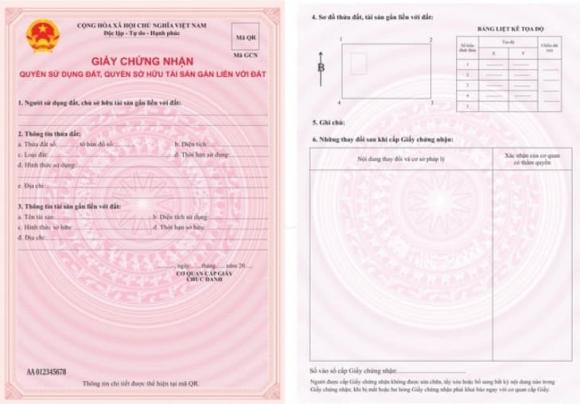 Luật đất đai, quy định đổi sổ đỏ mẫu mới