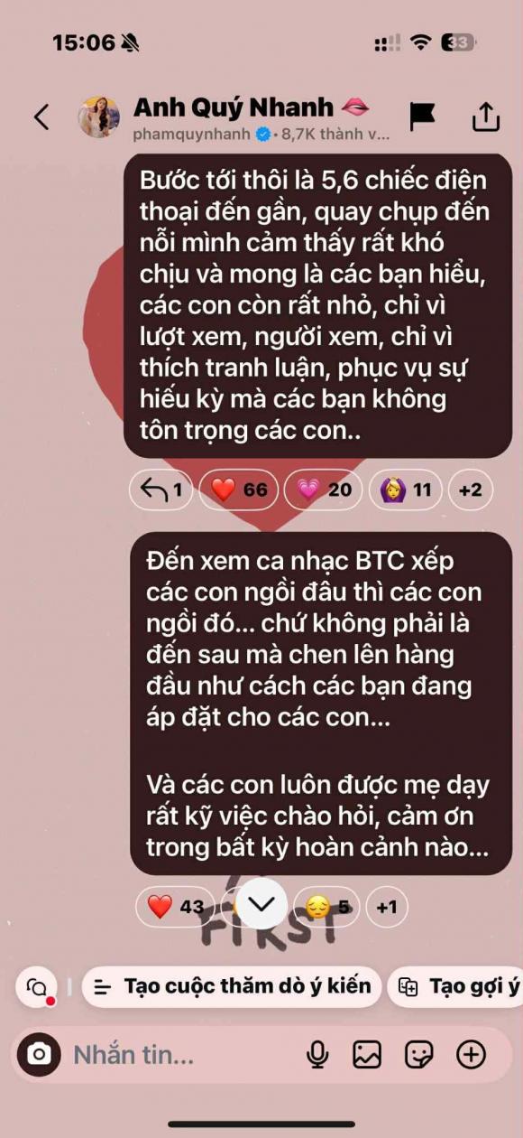 Phạm Quỳnh Anh, con gái Phạm Quỳnh Anh, sao Việt 