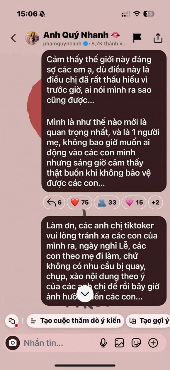 Phạm Quỳnh Anh, con gái Phạm Quỳnh Anh, sao Việt 