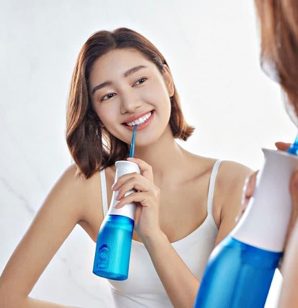 Máy tăm nước, chỉ nha khoa, vệ sinh răng miệng